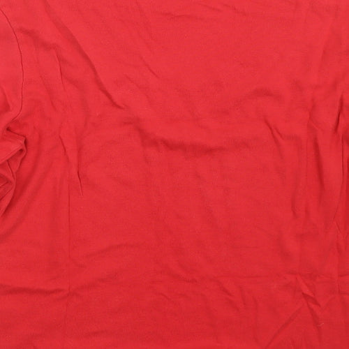 Bonmarché Womens Red  100% Cotton Pullover Sweatshirt Size M