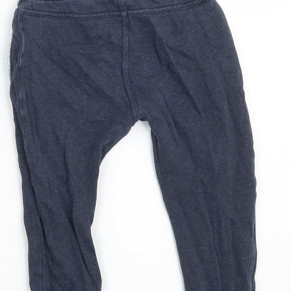 Baker Boys Blue  100% Cotton Jogger Trousers Size 2-3 Years  Regular