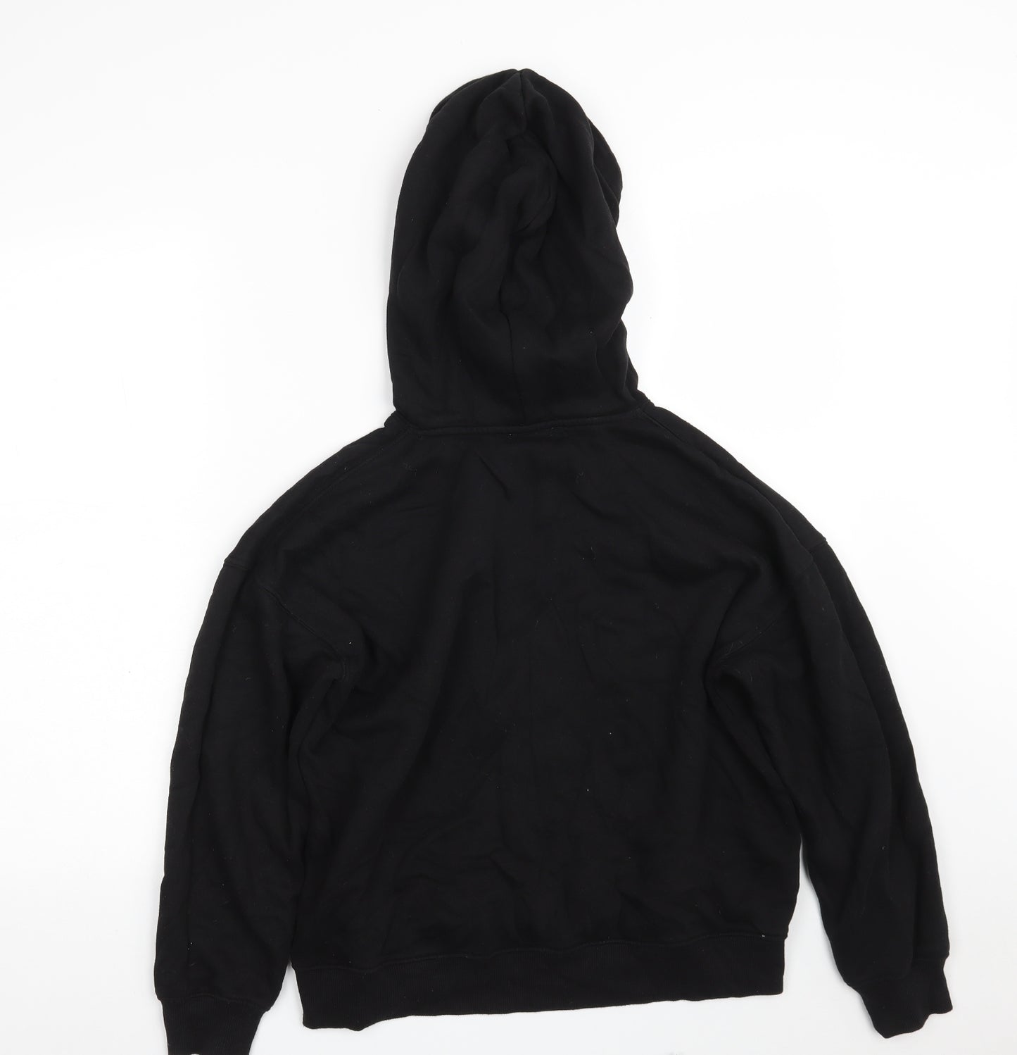 Matalan Womens Black  Cotton Pullover Hoodie Size M   - Believe in Yourself