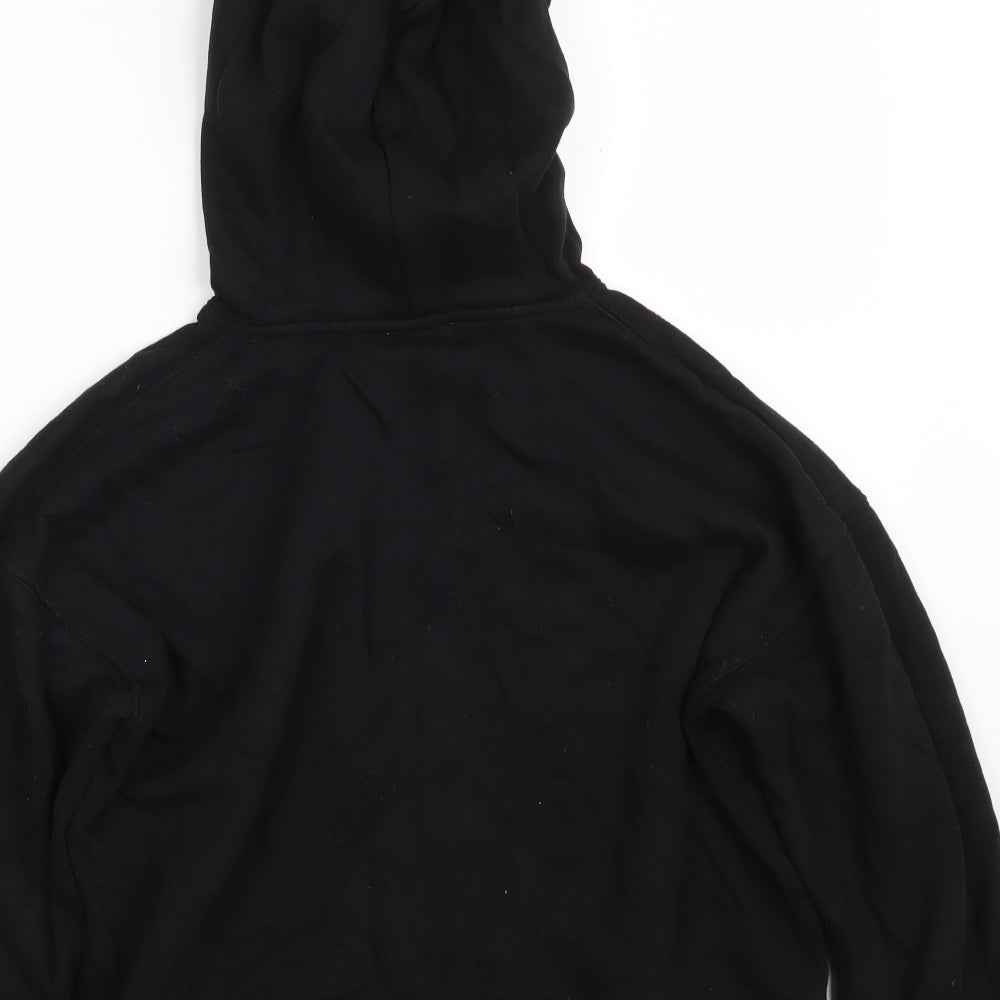 Matalan Womens Black  Cotton Pullover Hoodie Size M   - Believe in Yourself