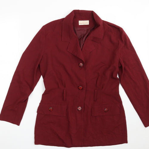Dorothy Perkins Womens Red   Jacket    Button