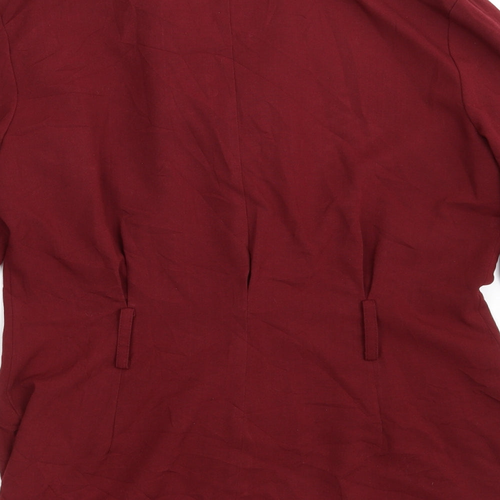 Dorothy Perkins Womens Red   Jacket    Button