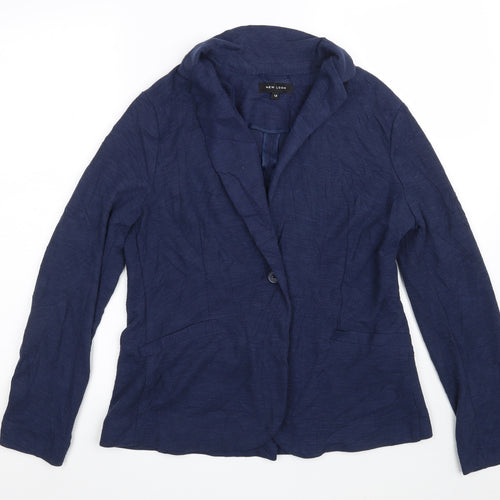 New Look Womens Blue   Jacket  Size 12  Button