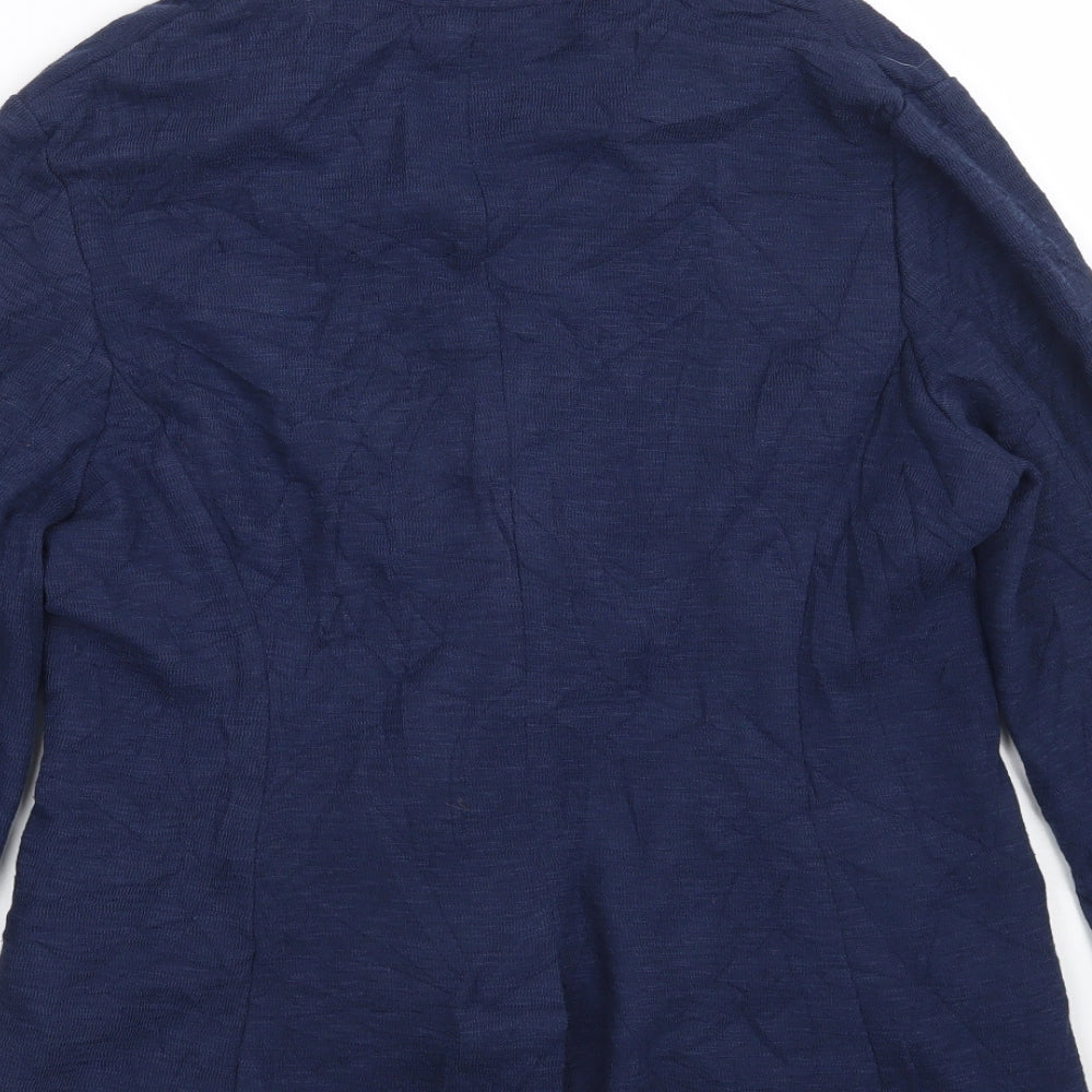 New Look Womens Blue   Jacket  Size 12  Button