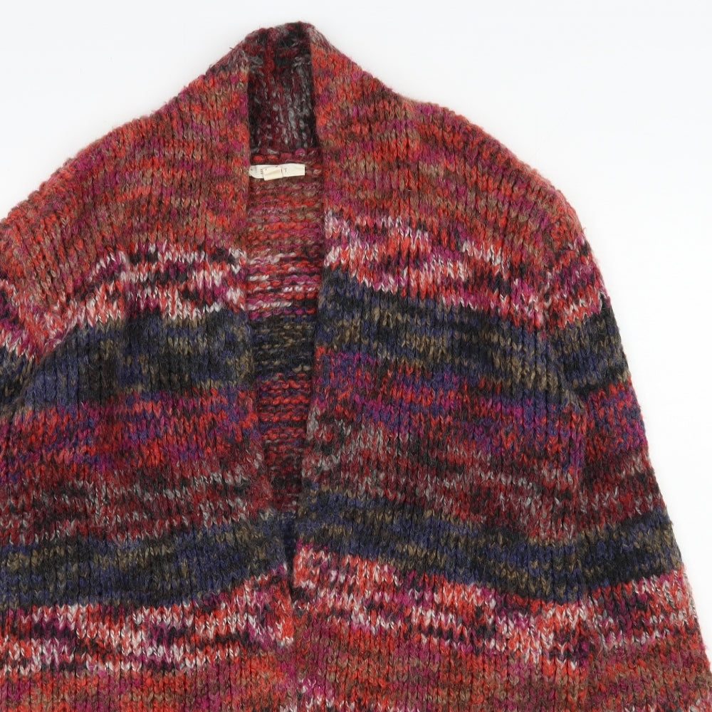 Esprit Womens Multicoloured V-Neck  Acrylic Cardigan Jumper Size S