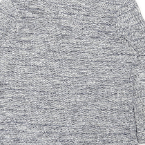New Look Womens Blue V-Neck  Polyester Cardigan Jumper Size 10