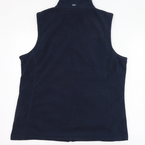 Regatta Womens Blue   Gilet Jacket Size 16  Zip - Fleece