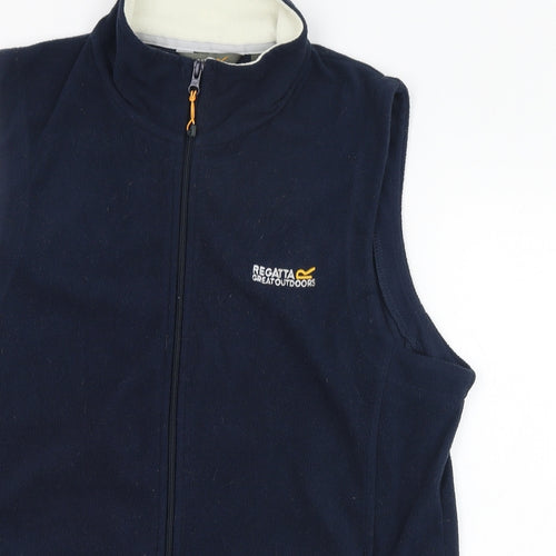 Regatta Womens Blue   Gilet Jacket Size 16  Zip - Fleece