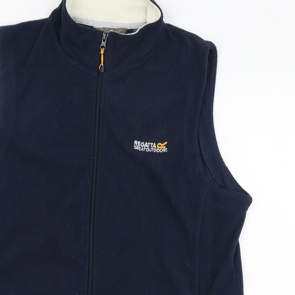 Regatta Womens Blue   Gilet Jacket Size 16  Zip - Fleece