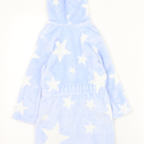 Marks and Spencer Girls Blue  Polyester  Gown Size 3-4 Years  Tie - Stars