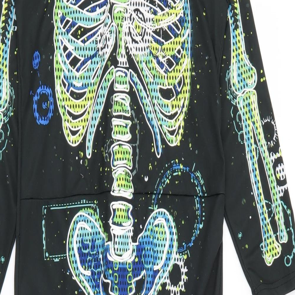 F&F Boys Black  Polyester  One Piece Size 7-8 Years   - Skeleton Fancy Dress