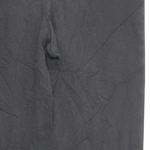 Mint Velvet Womens Grey  Cotton Jegging Trousers Size 8 L27 in Regular Zip