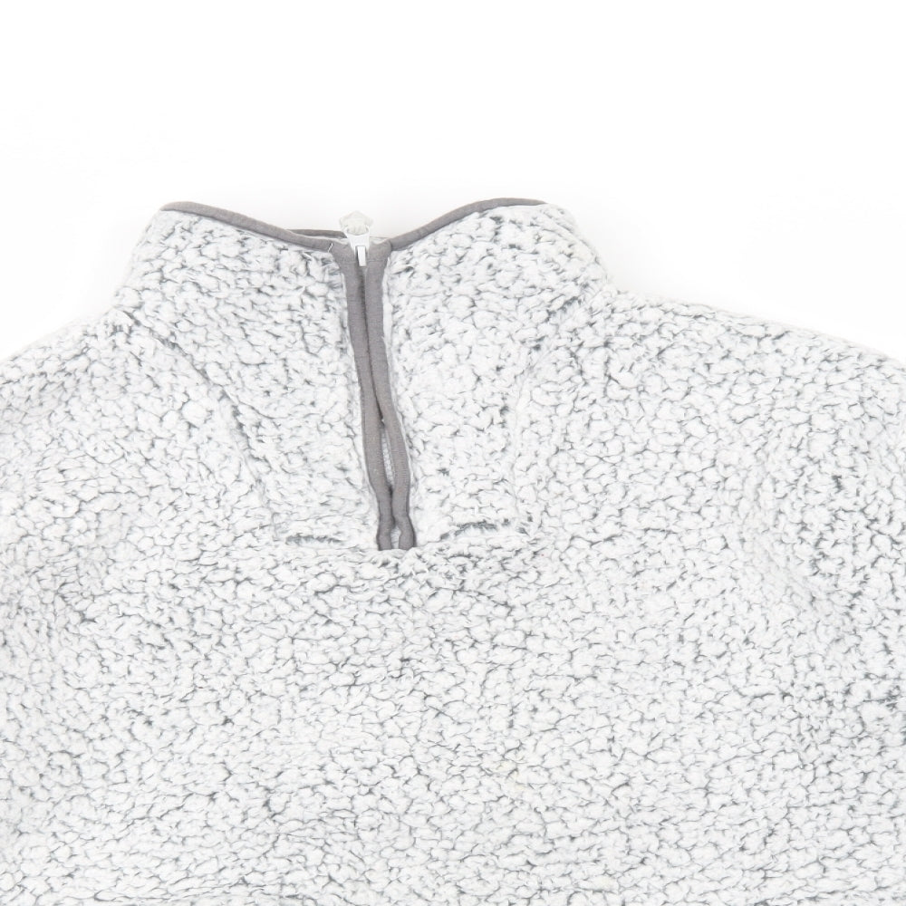 NEXT Womens Grey  Polyester Top Lounge Set Size M  Zip