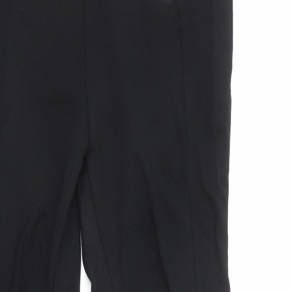 Stradivarius Womens Black  Viscose Jegging Leggings Size 14 L30 in