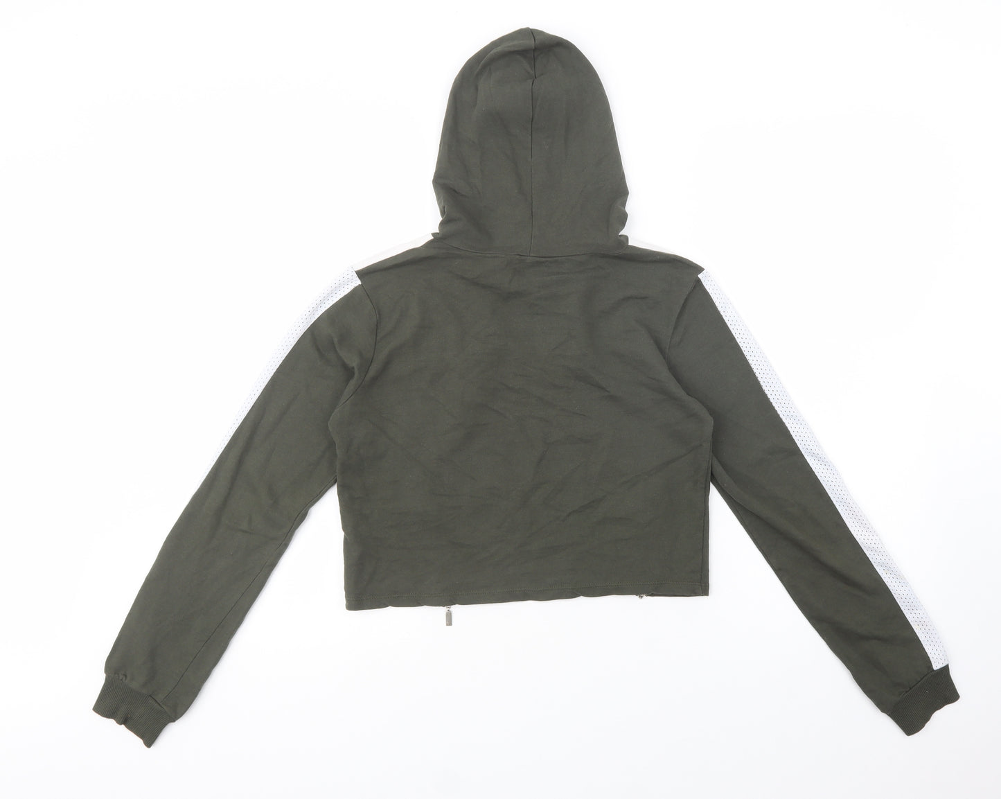 Select Womens Green  Cotton Pullover Hoodie Size 8  Pullover - Jealous Of Me