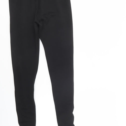Parisian Collection Womens Black  Polyester Jegging Leggings Size S L32 in   - Lace Up