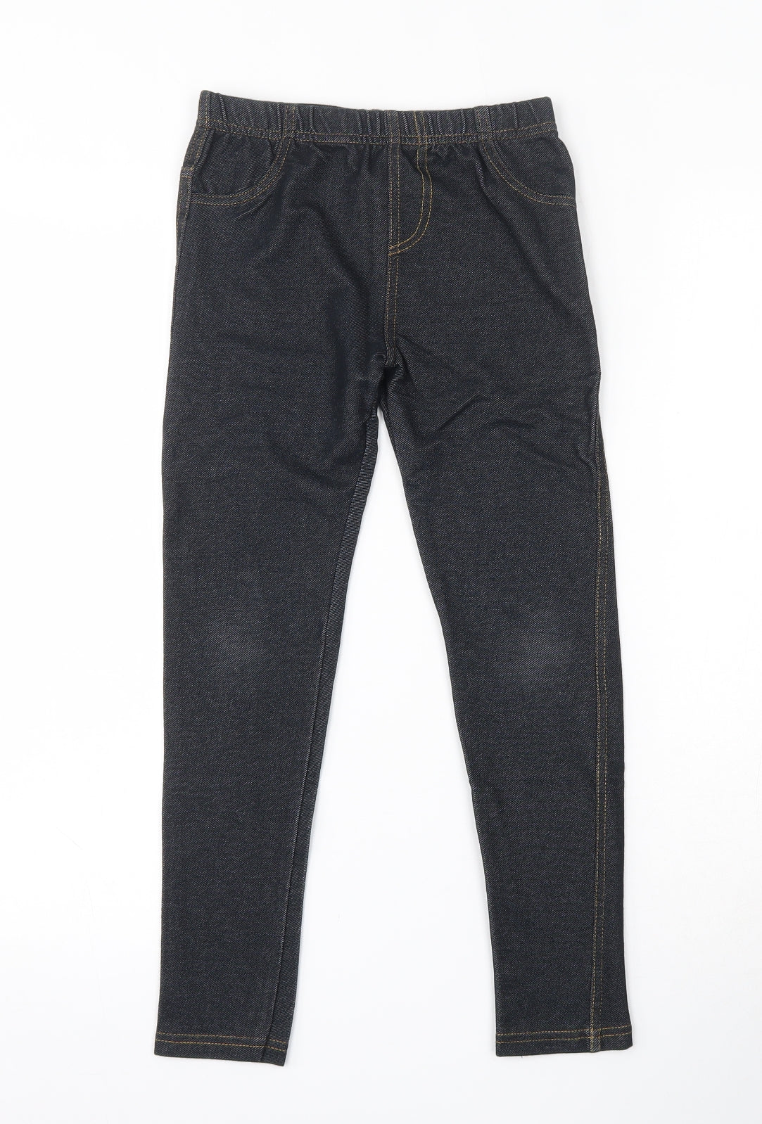 Primark Girls Blue  Cotton Jegging Jeans Size 8-9 Years  Regular