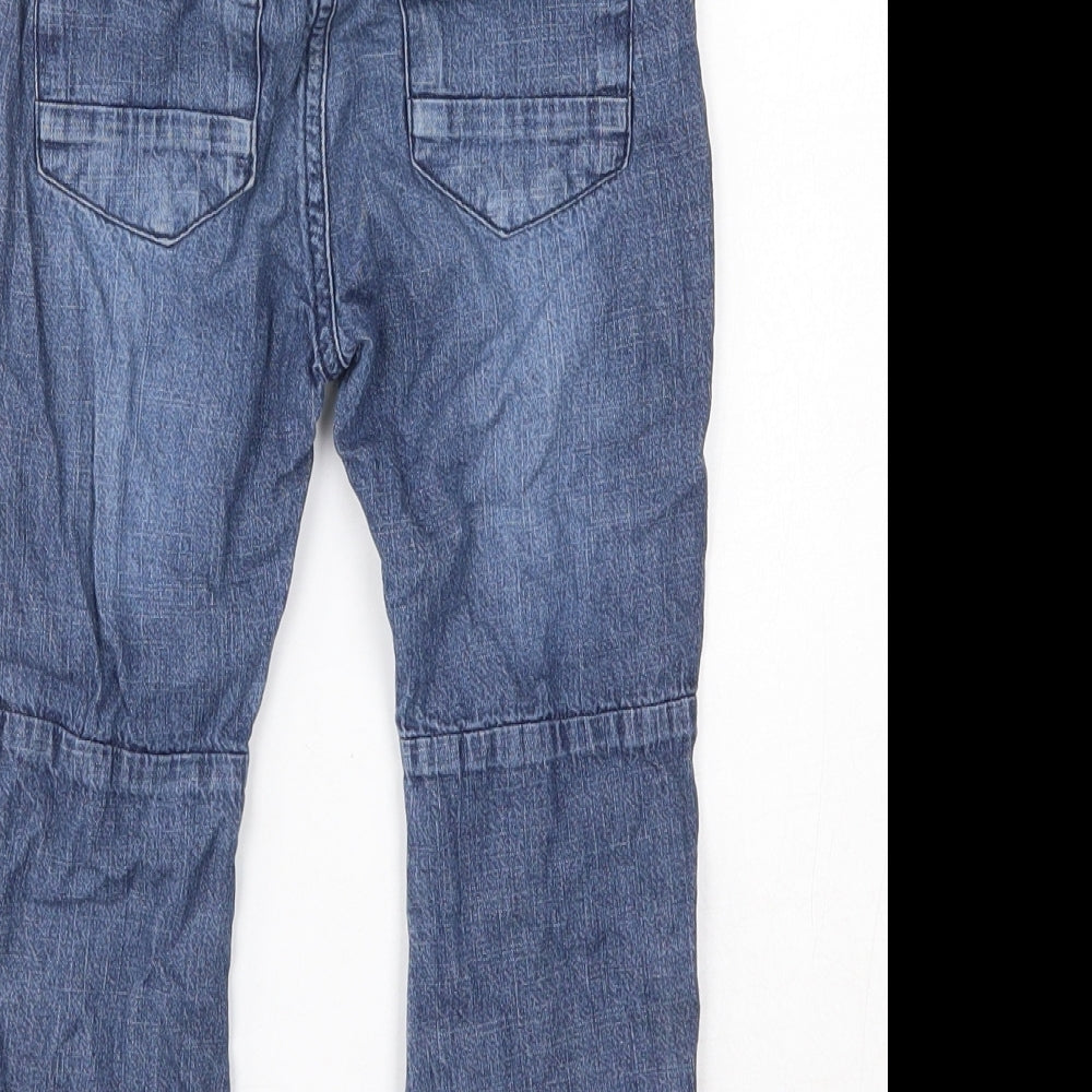 Dunnes Stores  Blue  Cotton Cargo Jeans Size 18-24 Months  Drawstring