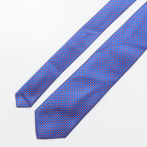 Charles Tyrwhitt Mens Multicoloured Plaids & Checks Silk Pointed Tie One Size