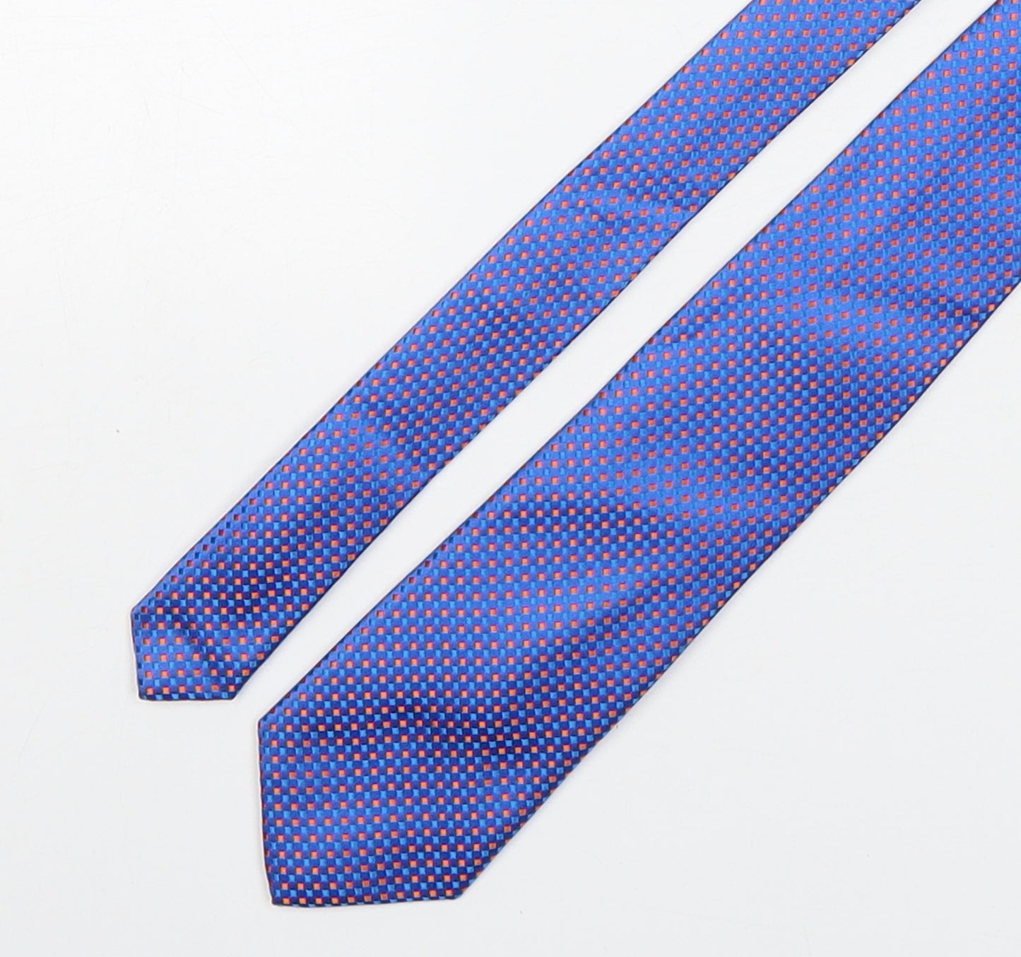 Charles Tyrwhitt Mens Multicoloured Plaids & Checks Silk Pointed Tie One Size
