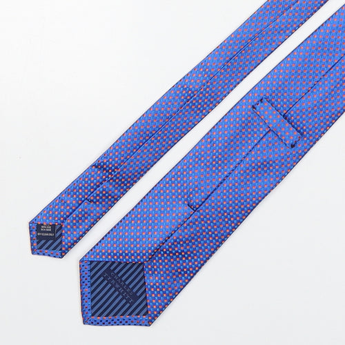 Charles Tyrwhitt Mens Multicoloured Plaids & Checks Silk Pointed Tie One Size