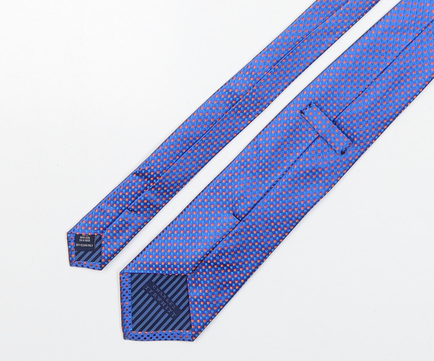 Charles Tyrwhitt Mens Multicoloured Plaids & Checks Silk Pointed Tie One Size