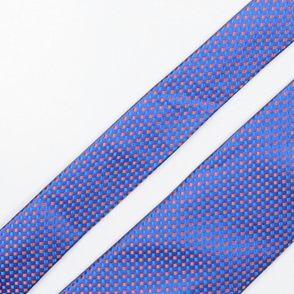 Charles Tyrwhitt Mens Multicoloured Plaids & Checks Silk Pointed Tie One Size