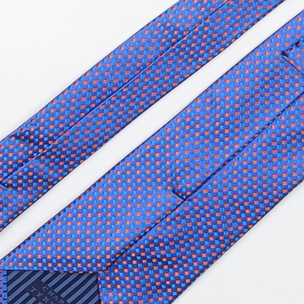 Charles Tyrwhitt Mens Multicoloured Plaids & Checks Silk Pointed Tie One Size