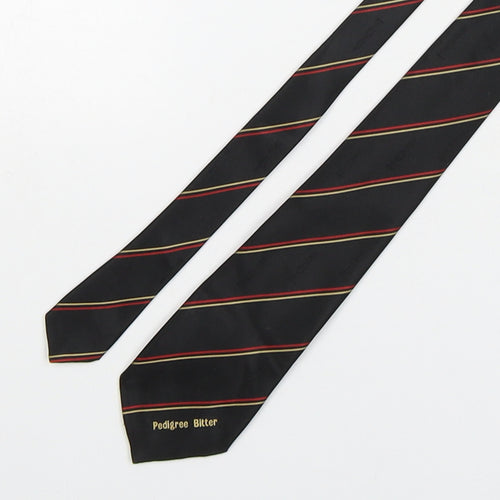 Marstons Mens Multicoloured Striped Polyester Pointed Tie One Size