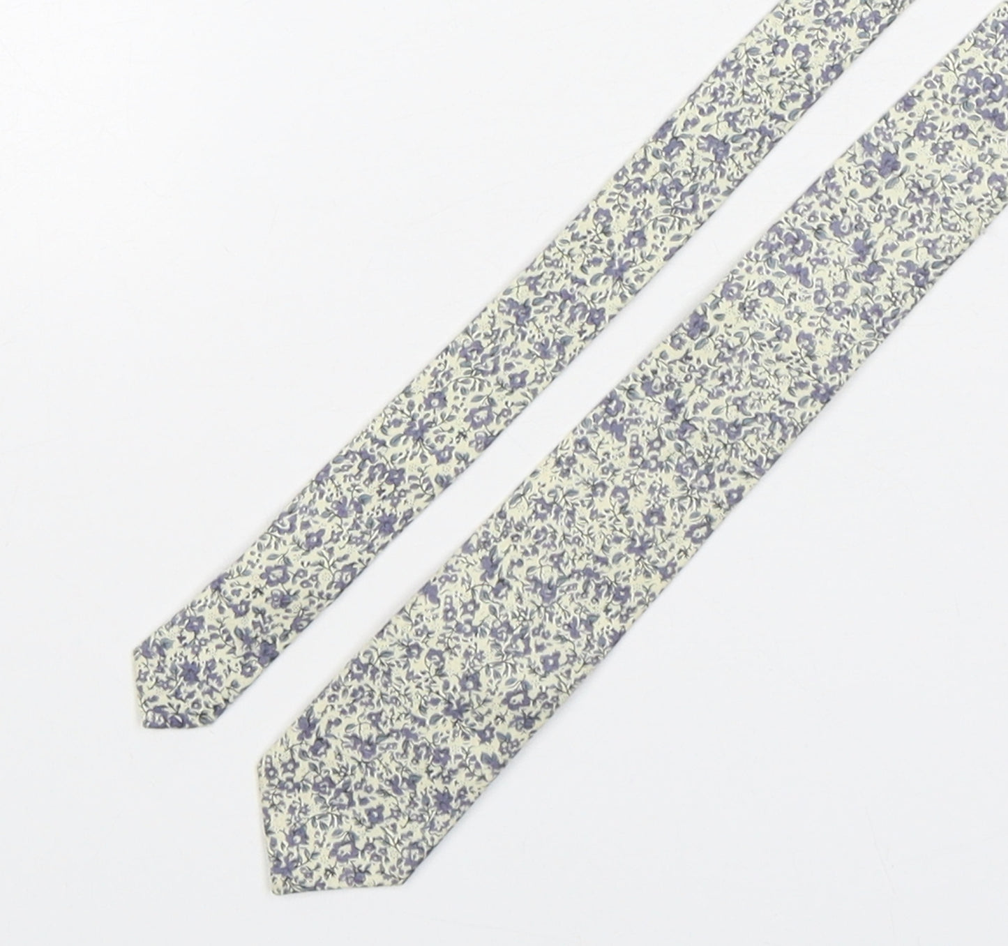Cedar Wood State Mens Multicoloured Floral Cotton Pointed Tie One Size