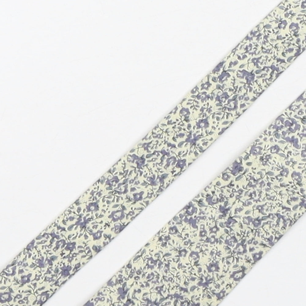 Cedar Wood State Mens Multicoloured Floral Cotton Pointed Tie One Size