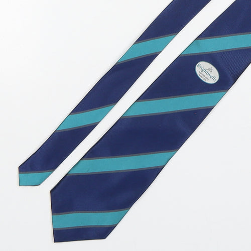 Keltic Ties Mens Multicoloured Striped Polyester Pointed Tie One Size - Brightwells Auctioners