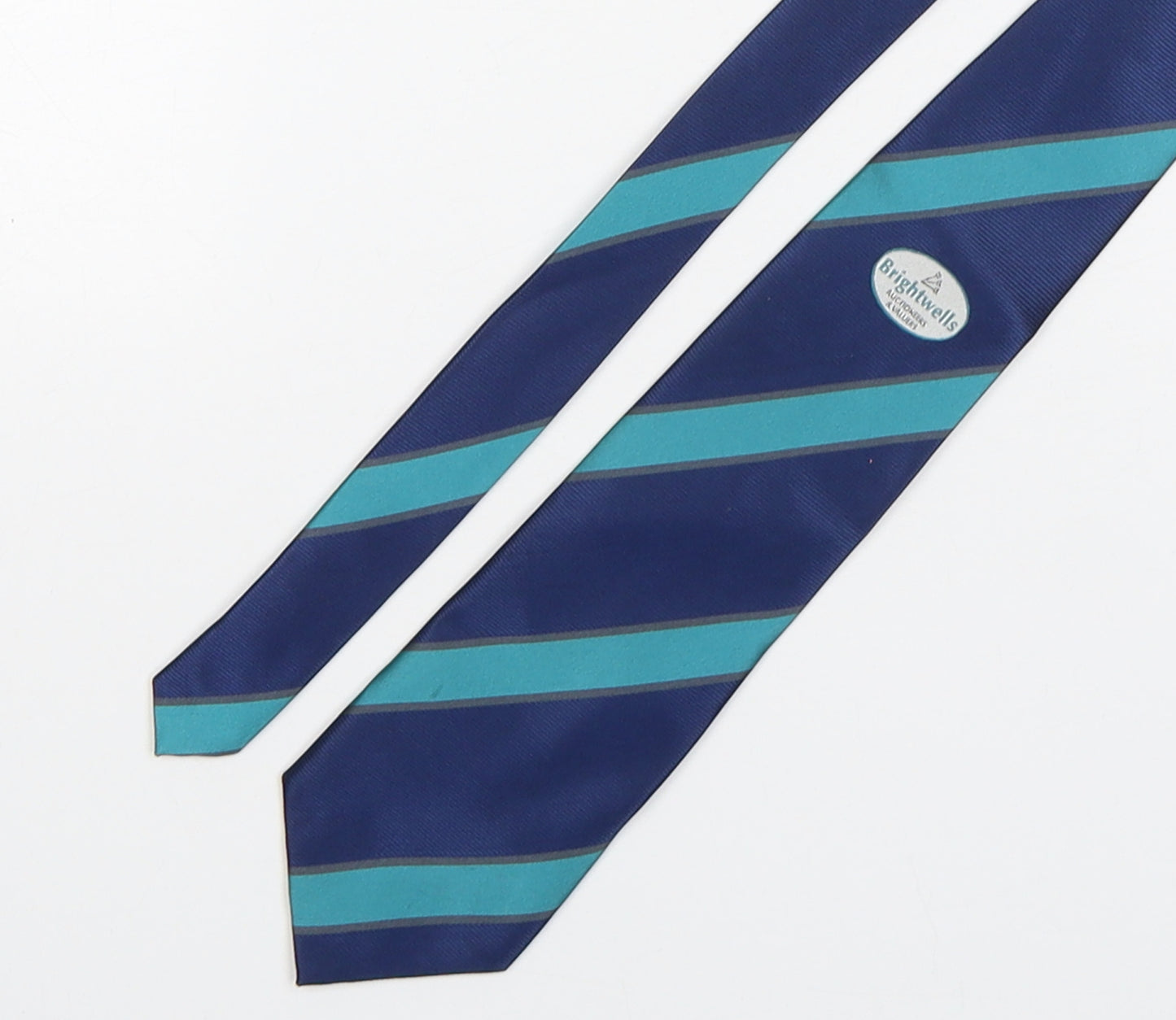 Keltic Ties Mens Multicoloured Striped Polyester Pointed Tie One Size - Brightwells Auctioners
