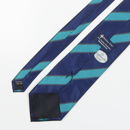 Keltic Ties Mens Multicoloured Striped Polyester Pointed Tie One Size - Brightwells Auctioners