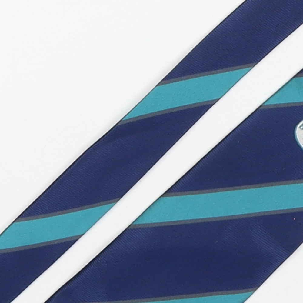 Keltic Ties Mens Multicoloured Striped Polyester Pointed Tie One Size - Brightwells Auctioners