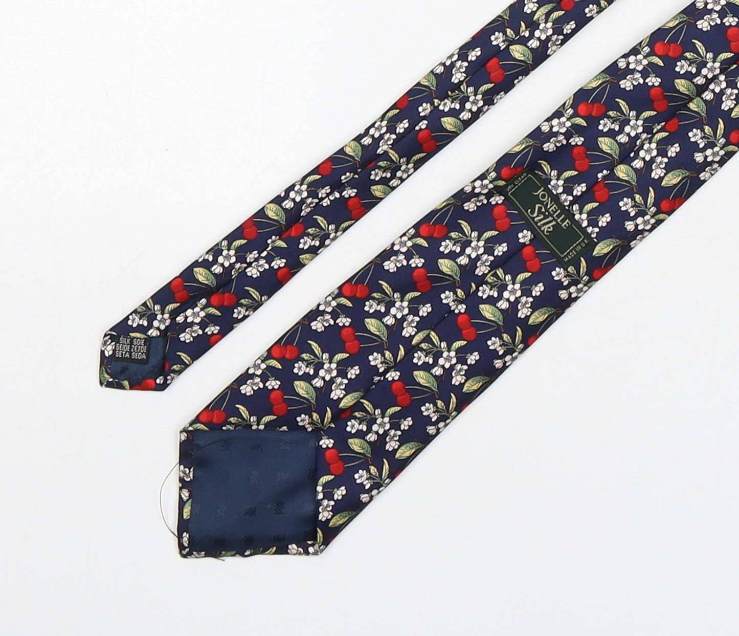 Jonelle  Mens Multicoloured Floral Silk Pointed Tie One Size