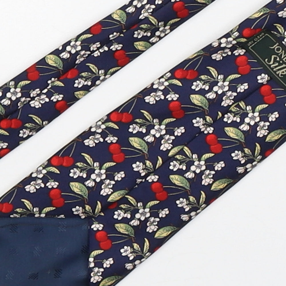 Jonelle  Mens Multicoloured Floral Silk Pointed Tie One Size