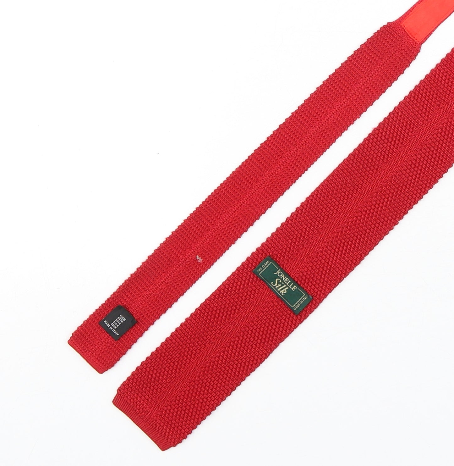 Jonelle  Mens Red  Silk Pointed Tie One Size