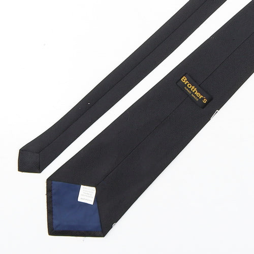 Brothers  Mens Multicoloured Geometric Polyester Pointed Tie One Size - New Orleans