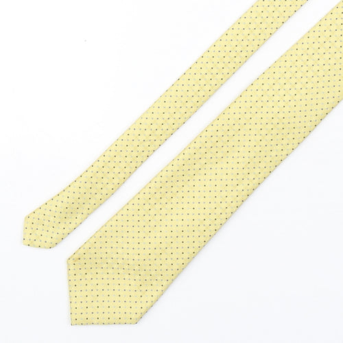 Marks and Spencer Mens Multicoloured Plaids & Checks Polyester Pointed Tie One Size