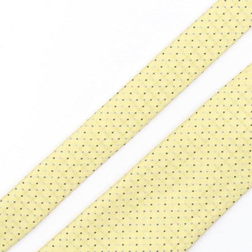 Marks and Spencer Mens Multicoloured Plaids & Checks Polyester Pointed Tie One Size