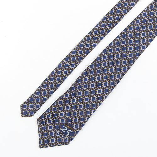 Genesis Mens Multicoloured Geometric Silk Pointed Tie One Size - Sainsbury's