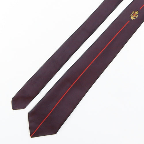 PreWorn  Mens Multicoloured Striped Polyester Pointed Tie One Size