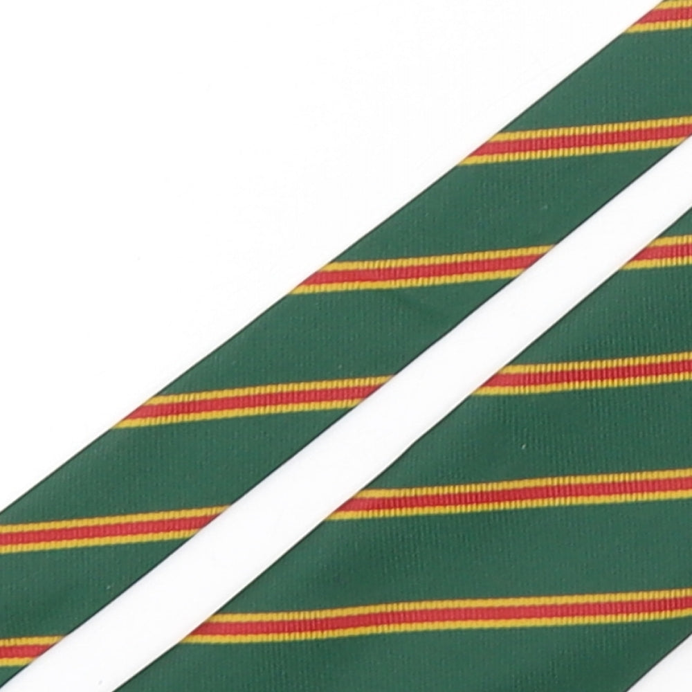 PreWorm Mens Multicoloured Striped Polyester Pointed Tie One Size - Selby R.U.F.C