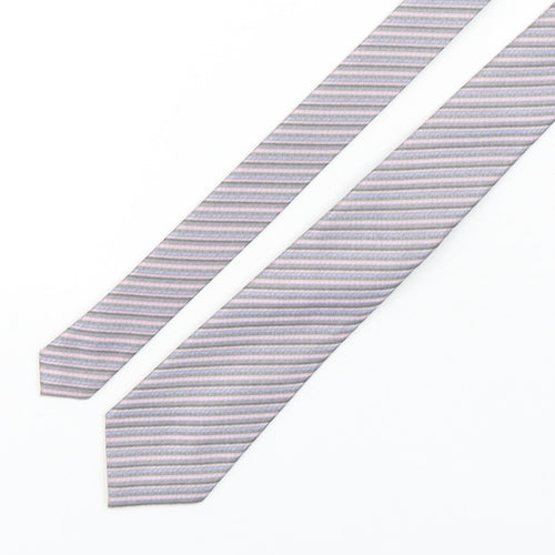 Taylor & Wright Mens Multicoloured Striped Polyester Pointed Tie One Size