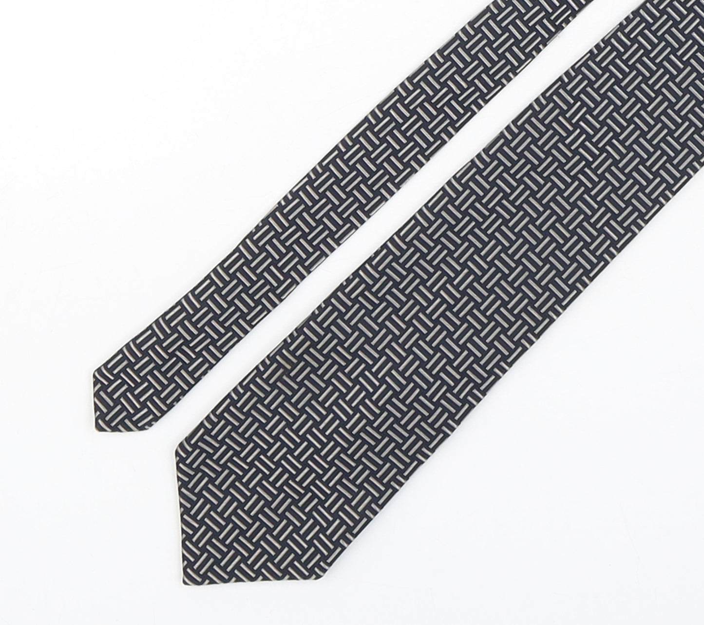 Marks and Spencer Mens Multicoloured Geometric Polyester Pointed Tie One Size