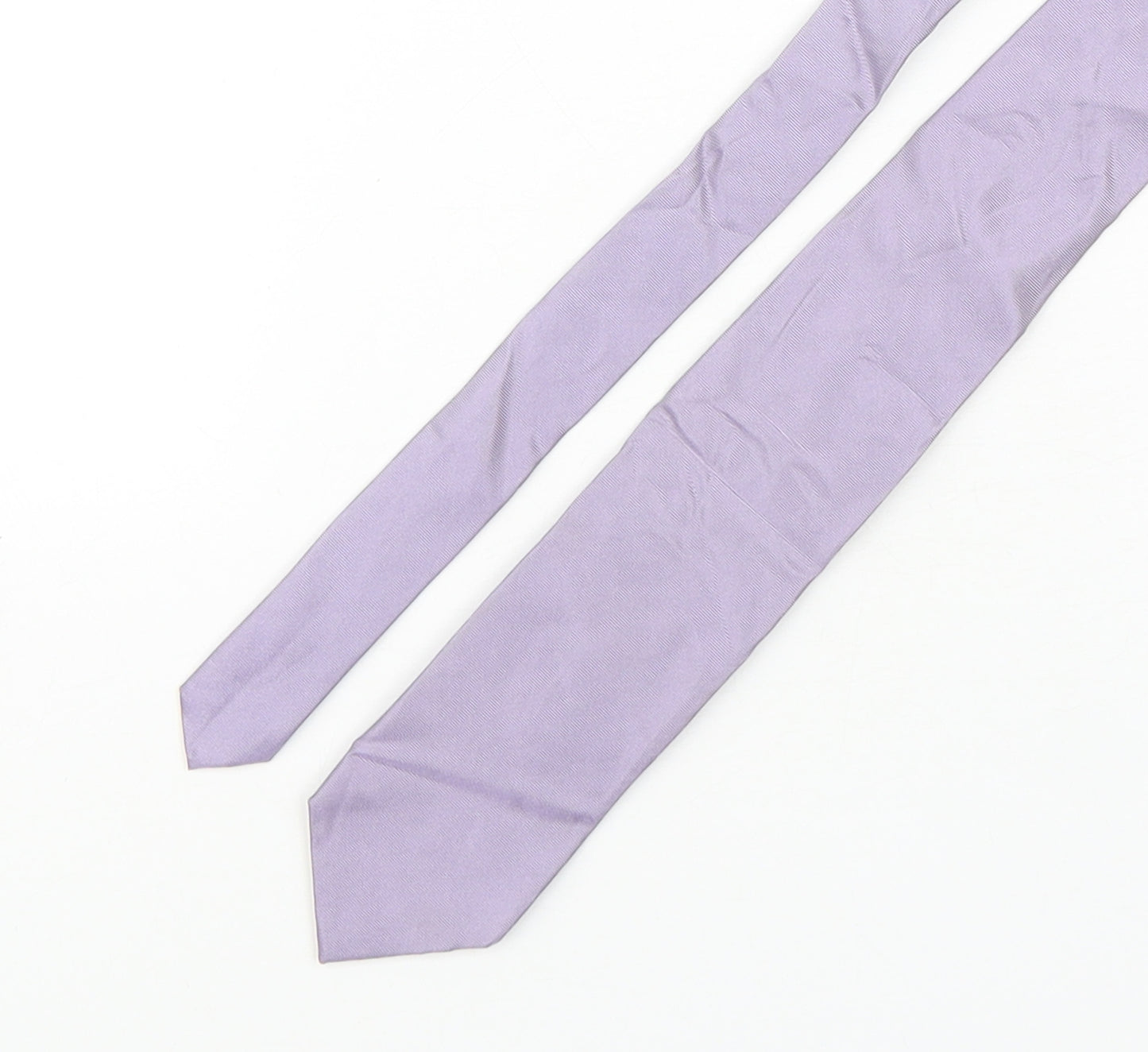The Savile Row Company Mens Purple  Silk Pointed Tie One Size