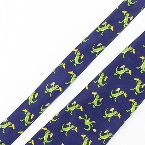 Berkrtex Mens Multicoloured Geometric Polyester Pointed Tie One Size