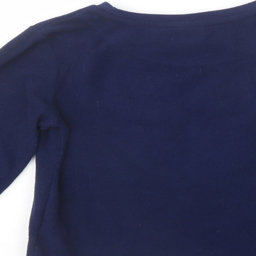 Primark Boys Blue  Polyester Pullover Sweatshirt Size 8-9 Years  Pullover - Minecraft