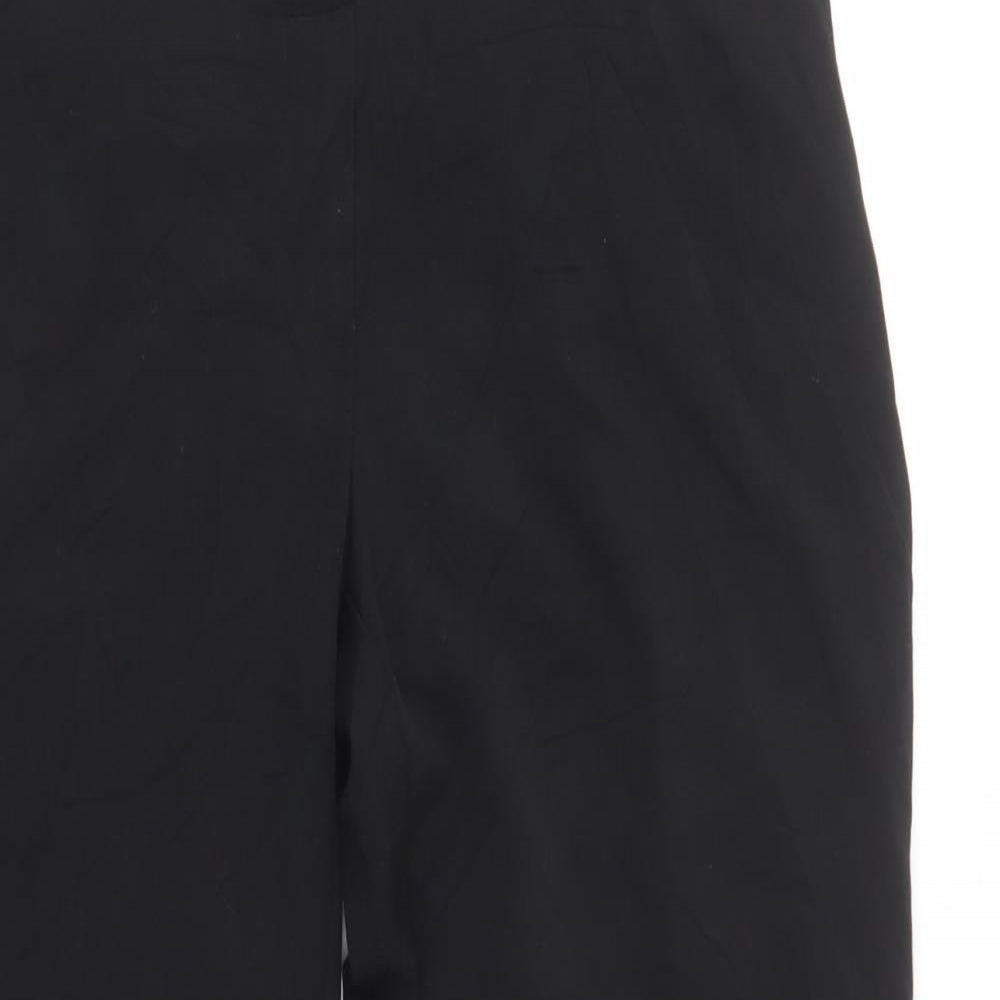 Klass Womens Black  Polyester Dress Pants Trousers Size 14 L29 in Regular Button